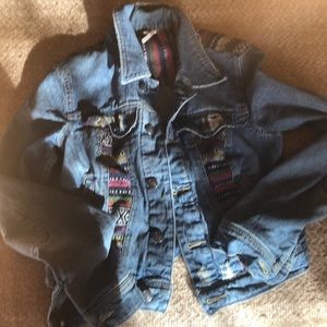 Free People BOHO Denim Women’s Jacket